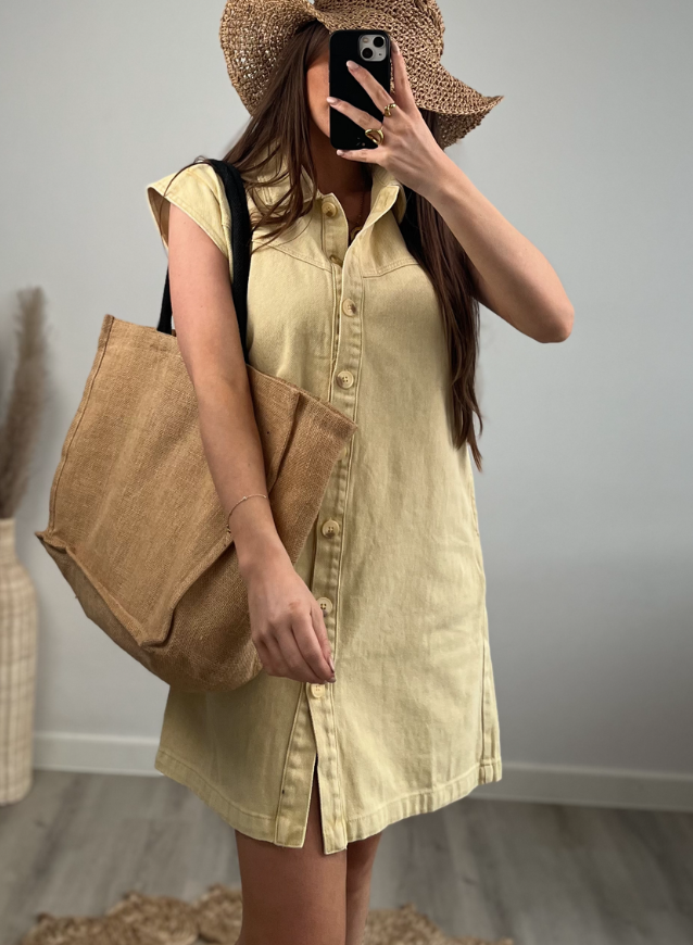 INDY - Jeanskleedje Geel