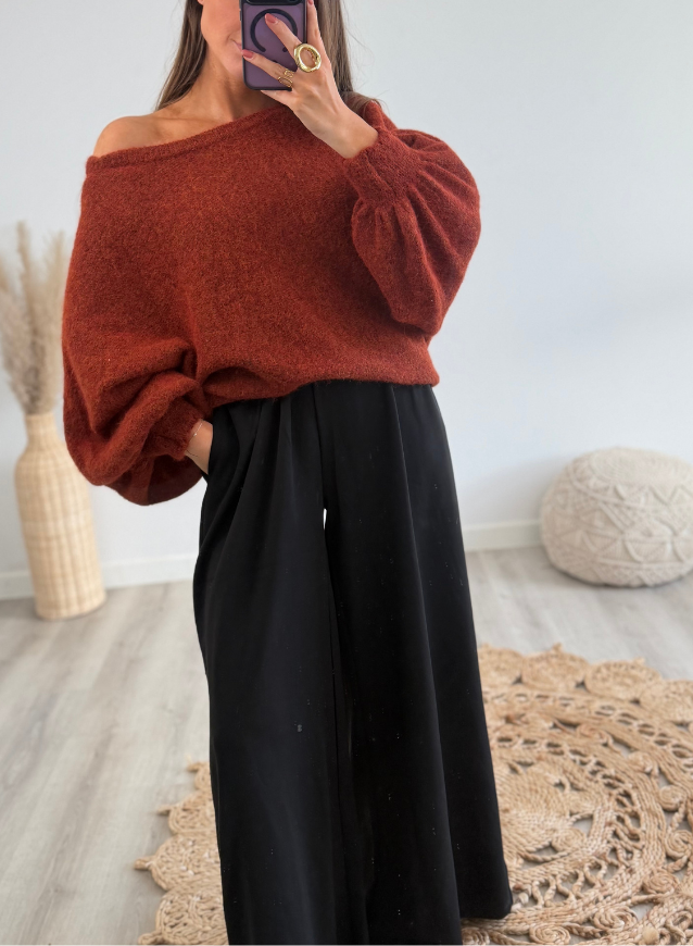 SIENNA - Knit rust