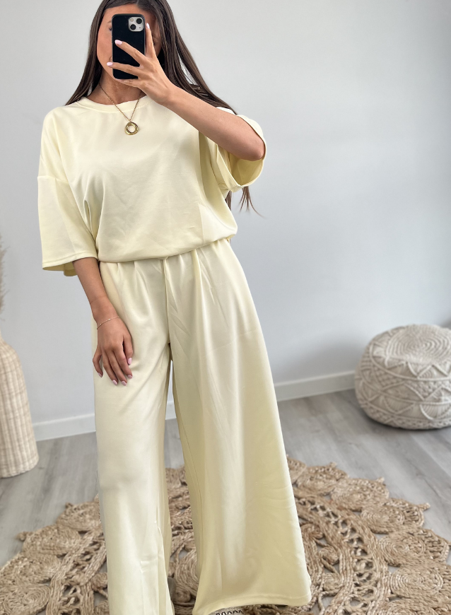 SYLVIE - Broek Butteryellow