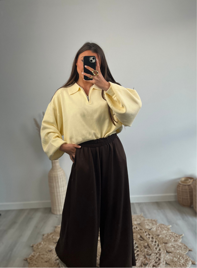 NELLE - Sweater Butter yellow