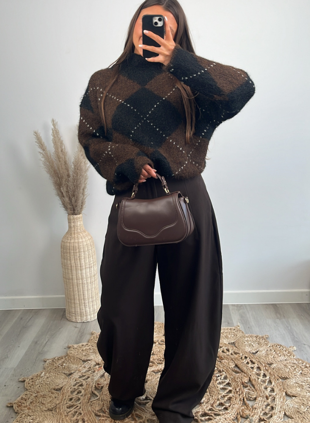 Classy Balloon Pant Brown
