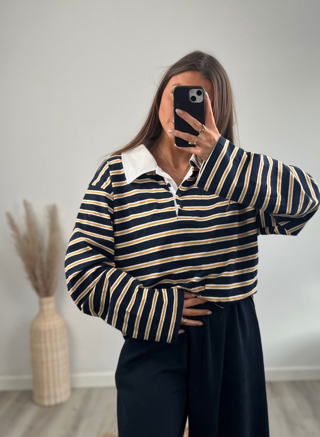 Polo Marine/Gelb
