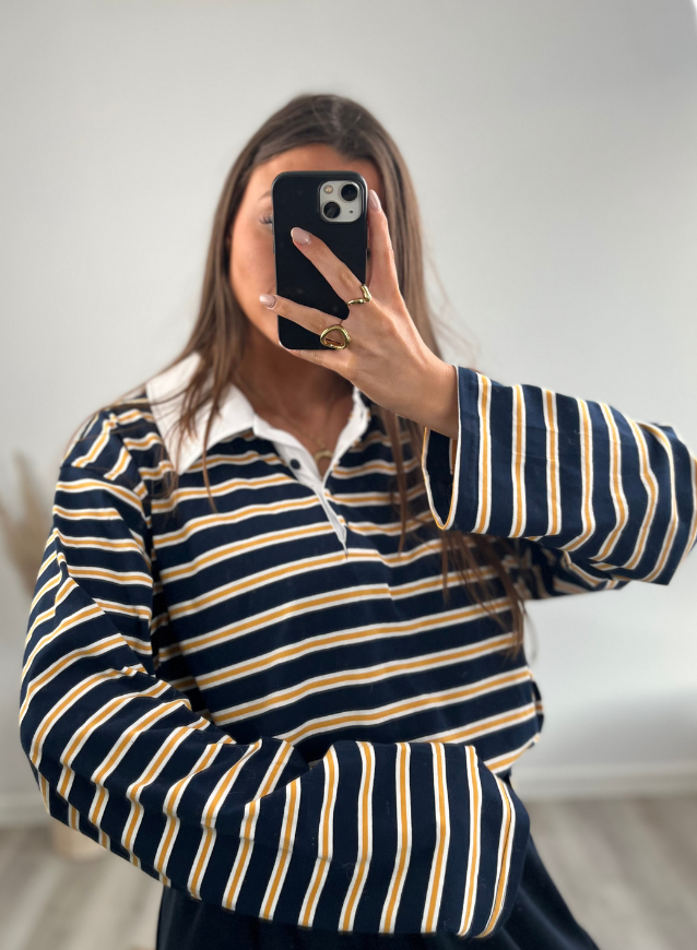 Polo Marine/Gelb