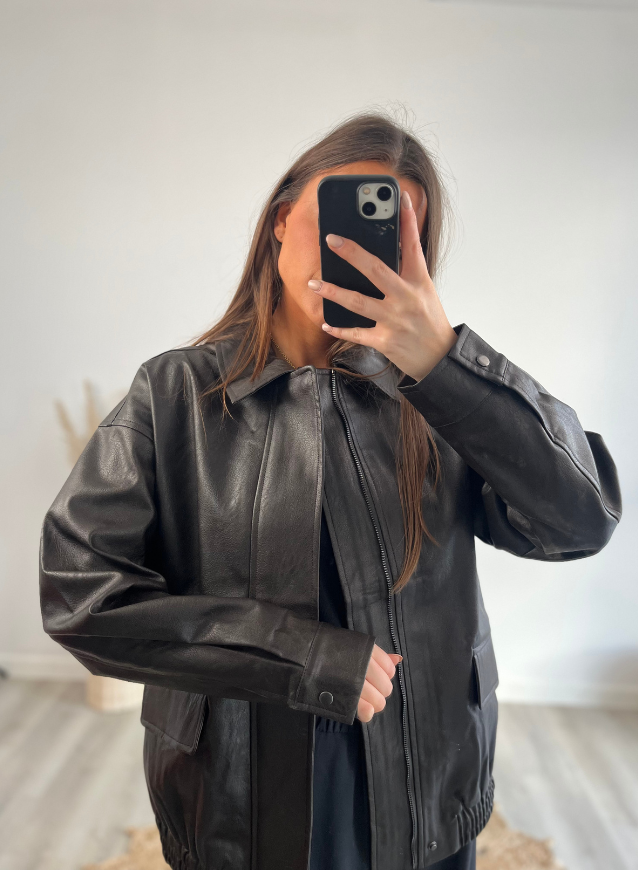 MILA - PU  Jas choco