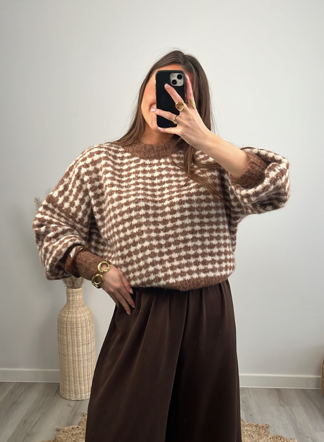 ADELINE - Trui Camel