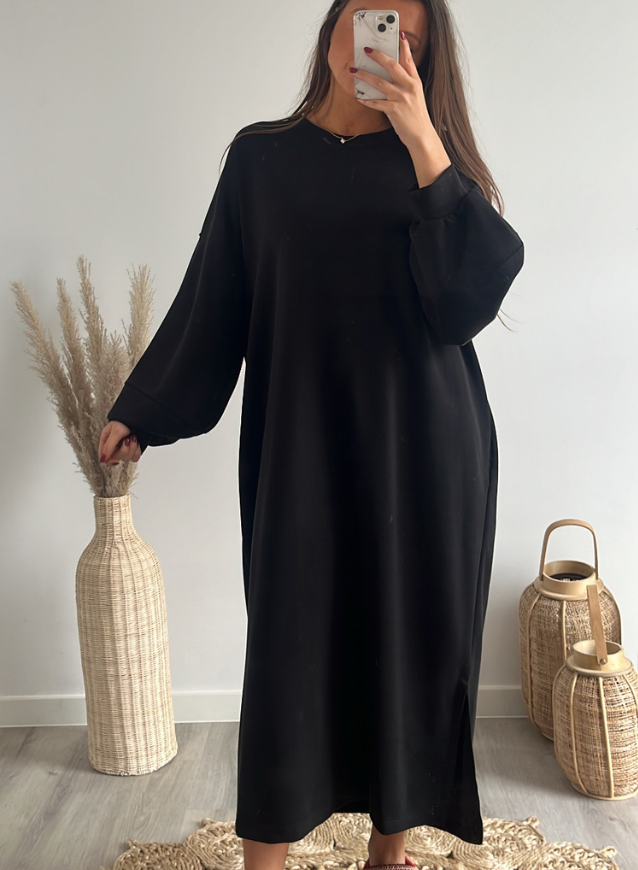 Sweaterdress Zwart