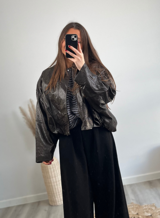 Leather Jacket Brown