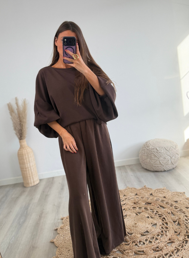 LIVIA - Sweater Choco
