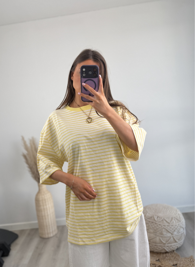 Striped Yellow Shirt