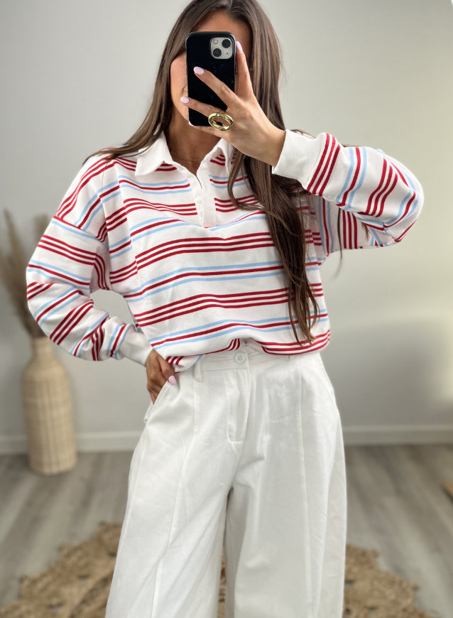 ANNELOES - Knit Rood/Geel