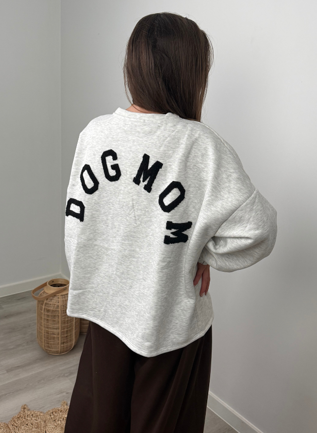 DOGMOM Sweater - Grey/ Black