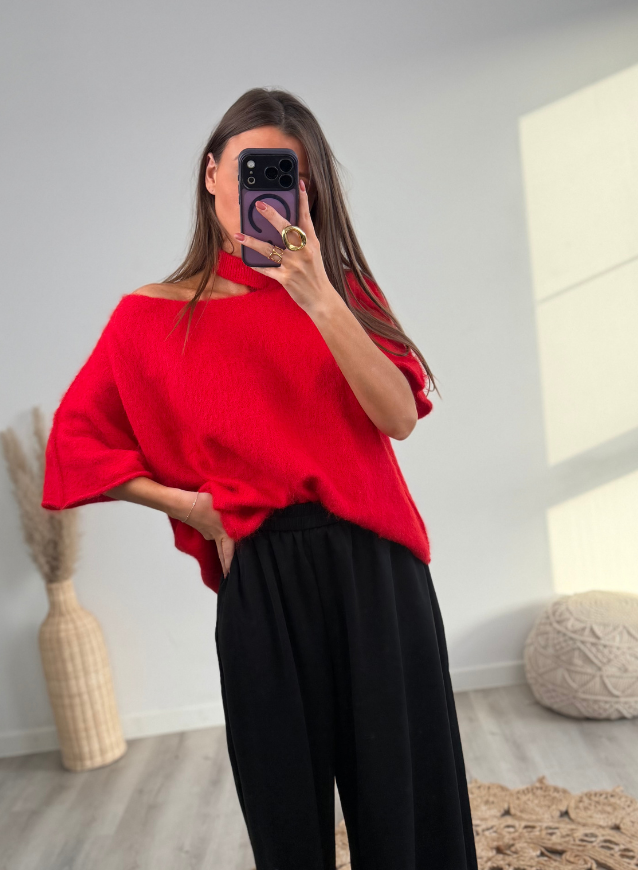 LUNA - Knit Rood