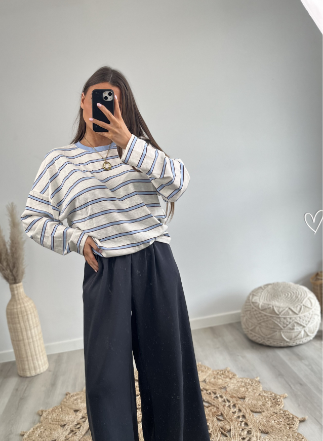 CELINE - Longsleeve Blauw