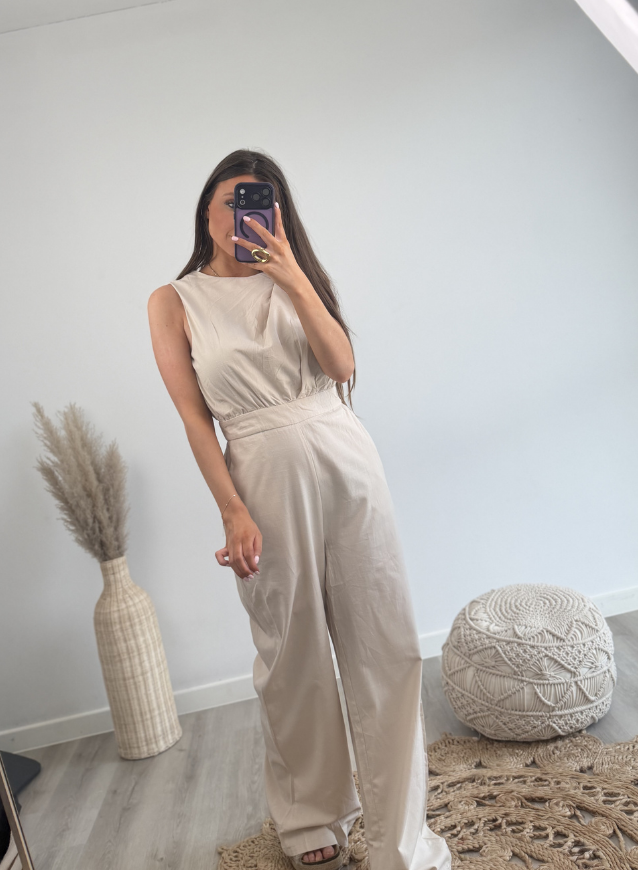Jumpsuit Beige