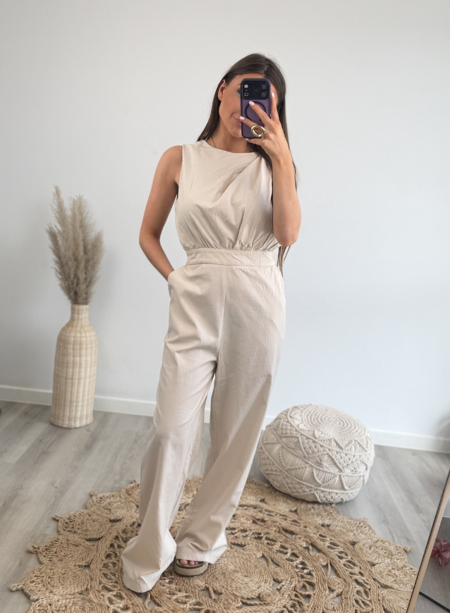 Jumpsuit Beige