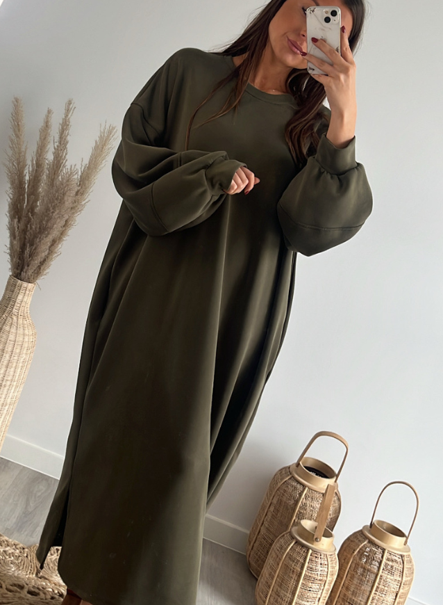 Sweaterdress Kaki