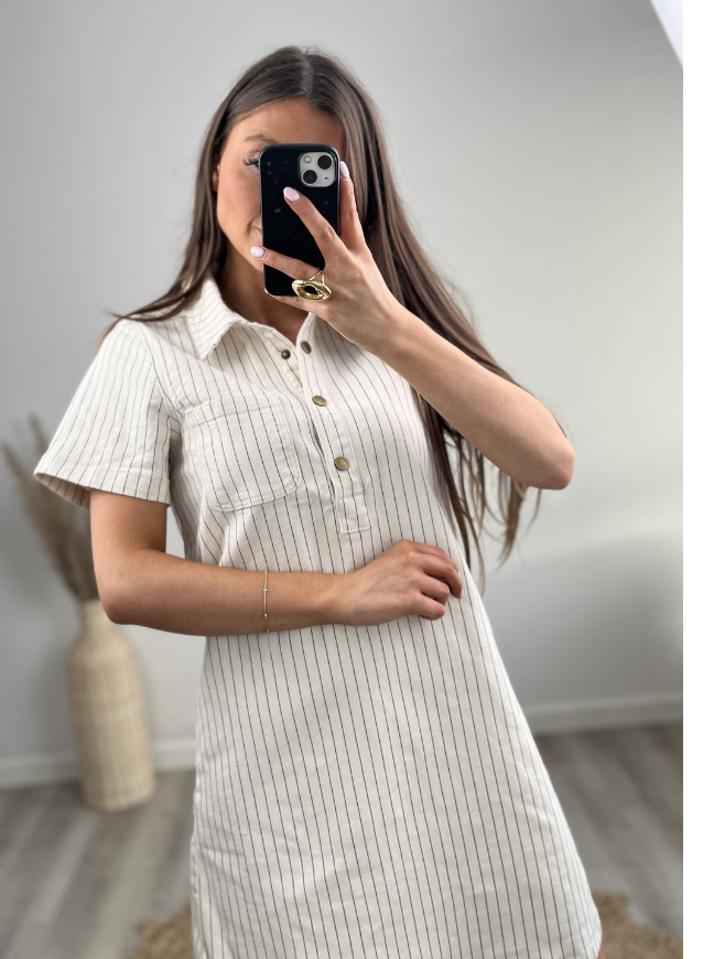 Jeanskleedje Streepjes