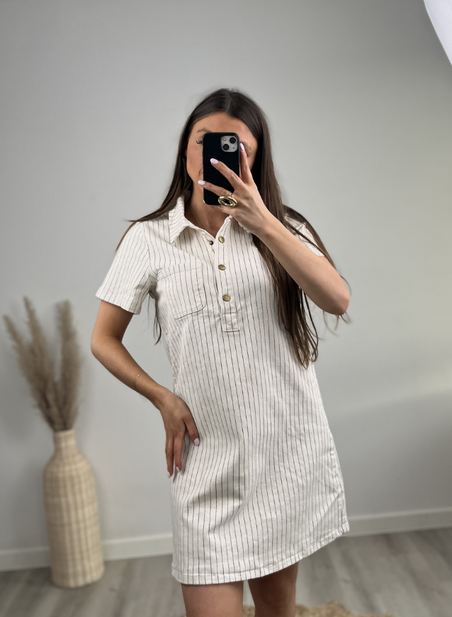 Jeanskleedje Streepjes