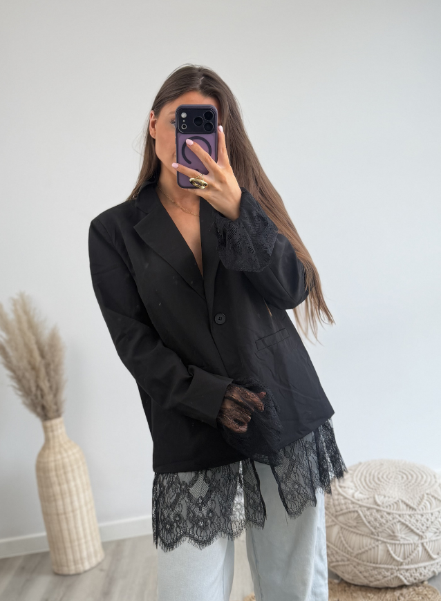 Blazer Black Lace