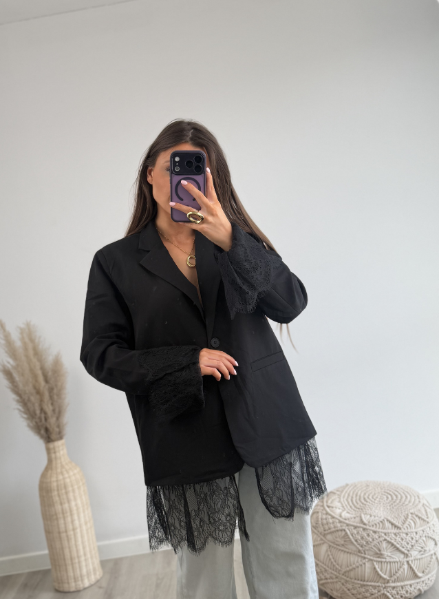 Blazer Black Lace