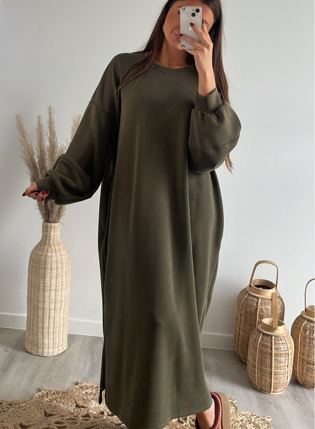 Sweaterdress Kaki
