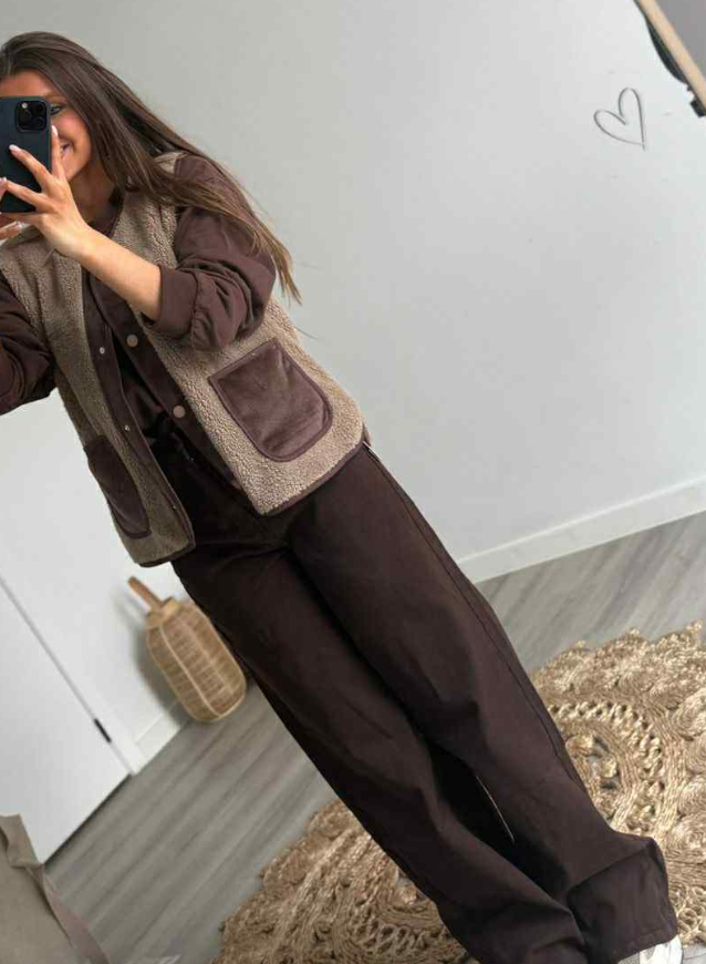 NOOR - Teddy gilet
