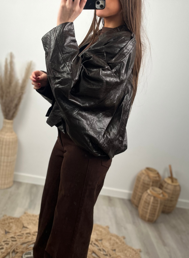 Leather Jacket Brown
