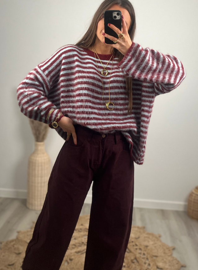 CHARLIE - Iceblue/ Bordeaux