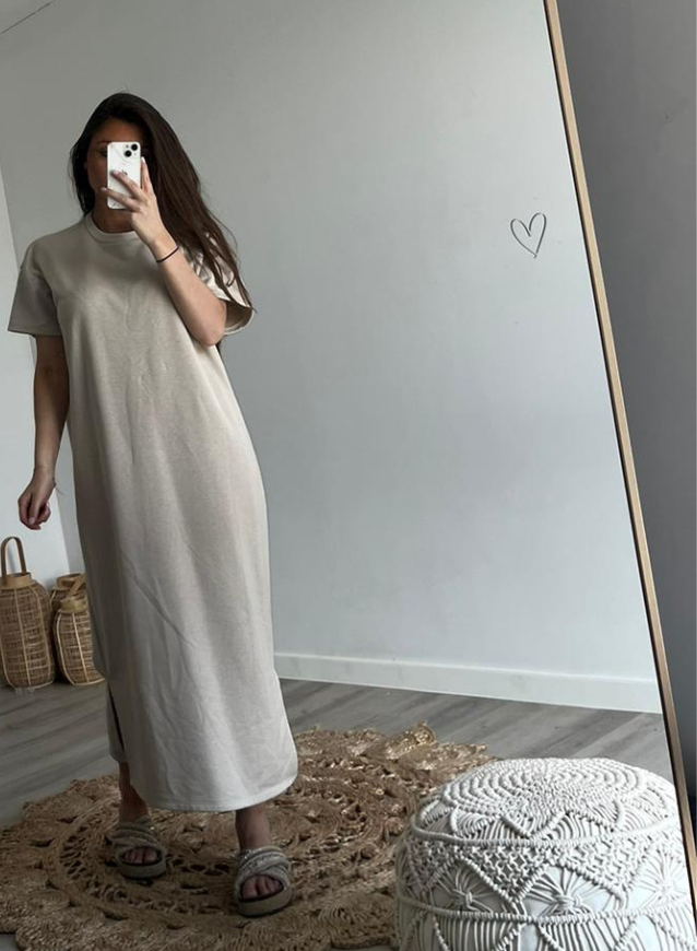 SHELL - SweaterJurk Beige