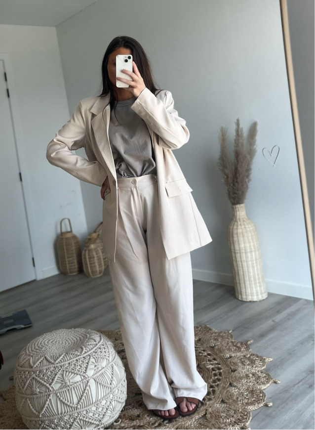 LOUISE - Suit Set Beige