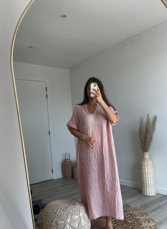 BRITT - Terracotta Dress