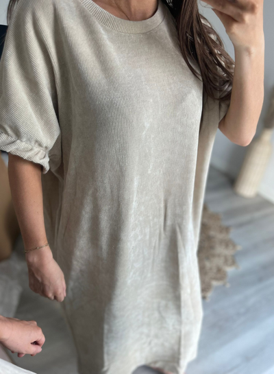AIMEE - Beige Dress