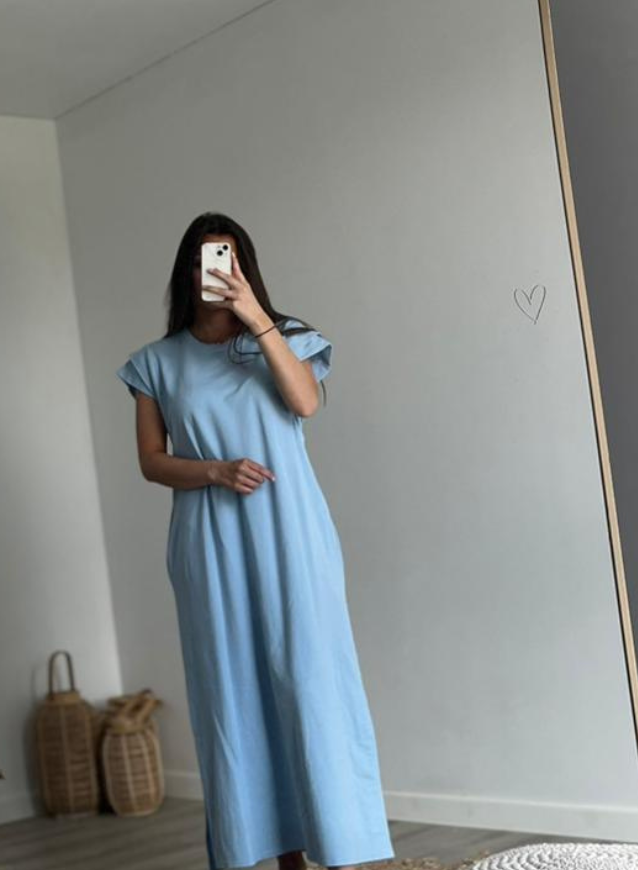 LIEN - Dress Blauw