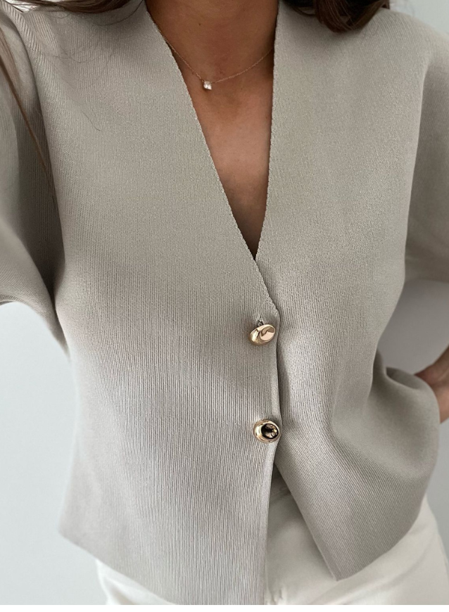 ABBY - Taupe top