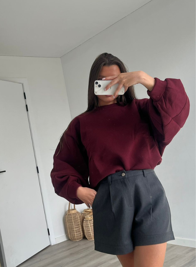 CHARLIE - Sweater Burgundy