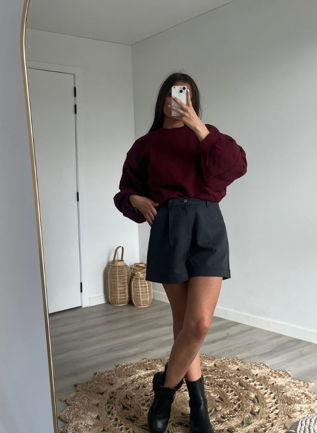 CHARLIE - Sweater Burgundy