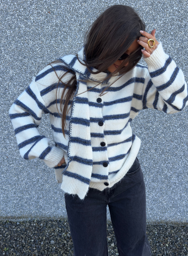 MONA - Cardigan + sjaal