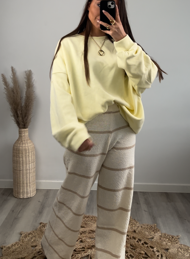 CELIEN - Broek Beige